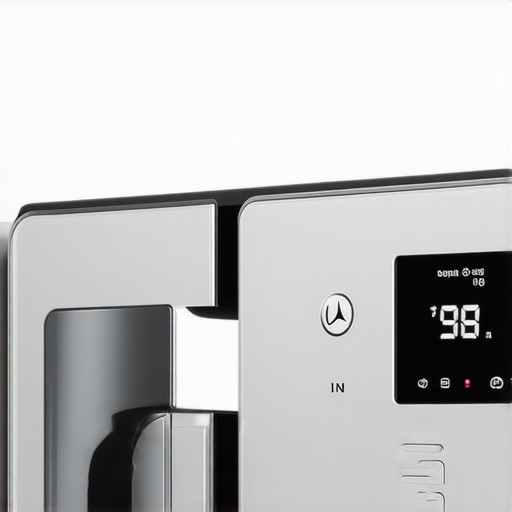 Smart refrigerator control panel with temperature and mode settings