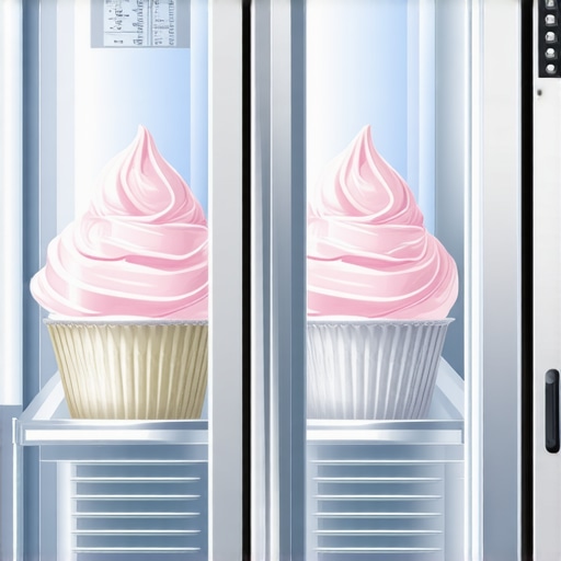 Diagram showing a well-organized freezer with correct temperature settings and clear airflow paths.