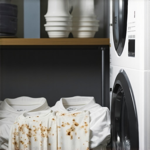 Why Your High-Efficiency Washer Leaves Those Mystery Brown Spots on Your White Shirts