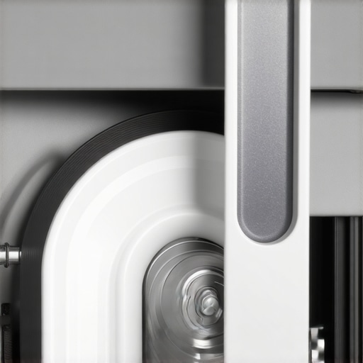 Close-up image of a person cleaning and inspecting dishwasher wheels and rollers