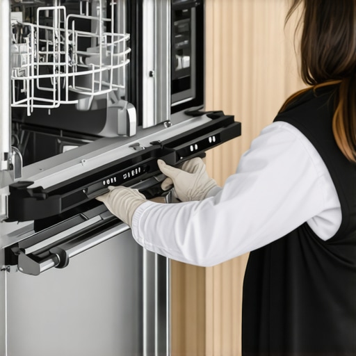 How to fix a dishwasher door that falls open