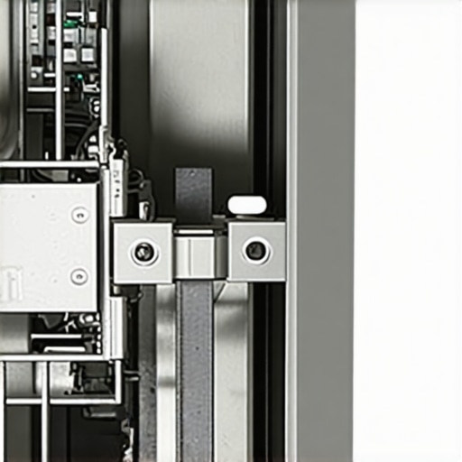A person inspecting dishwasher door hydraulic damper and latch mechanism with tools.