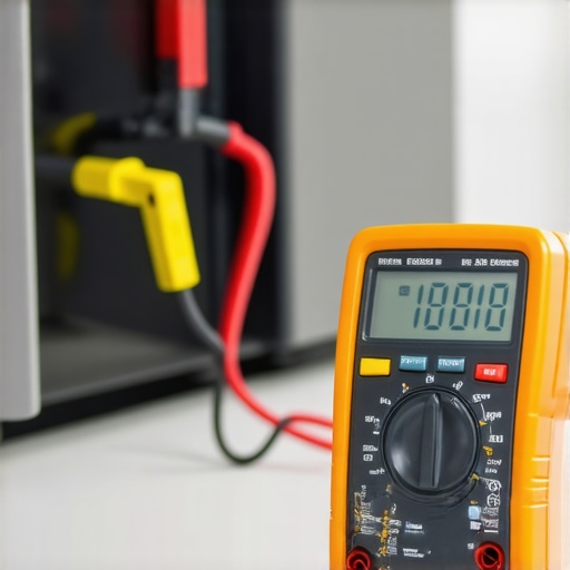 Expert Tools for Appliance Maintenance Multimeter testing an appliance's electrical wiring for troubleshooting
