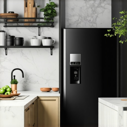 How to fit a full-size fridge in a tiny kitchen