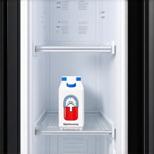 The best temperature for keeping milk fresh in a French door fridge