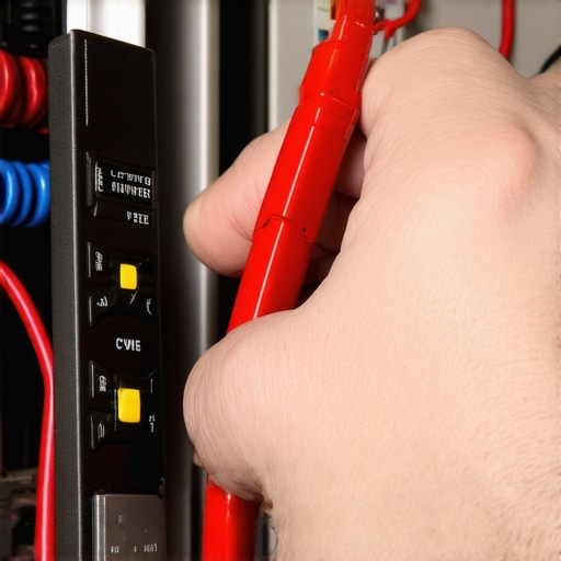 Using a Multimeter for Appliance Maintenance Technician testing appliance wiring with a multimeter for troubleshooting and repair