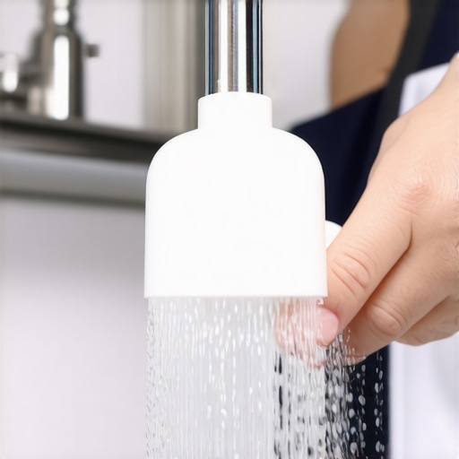 Cleaning a dishwasher spray arm Close up of cleaning debris out of dishwasher spray arm nozzles under a faucet