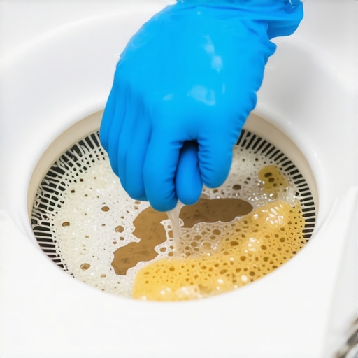 Cleaning the washing machine debris filter Removing slime and buildup from a washing machine drain filter