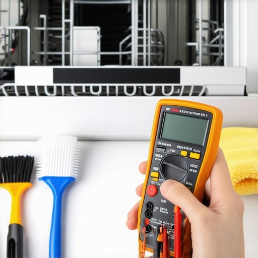 DIY Appliance Maintenance Tools Using a multimeter and cleaning tools for home appliance maintenance