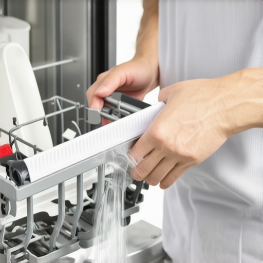Cleaning a dishwasher filter and internal spray arms