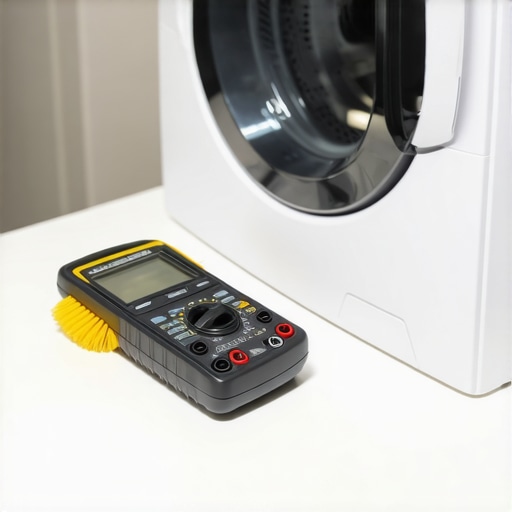 Digital multimeter and coil brush for appliance maintenance
