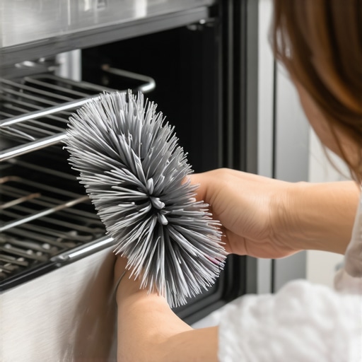 Essential Refrigerator Coil Maintenance Cleaning dust from refrigerator condenser coils with a specialized brush