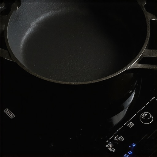 Solid cast iron Dutch oven on an induction stove to reduce buzzing noise