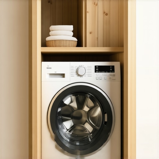 How We Fit a Full-Size Washer into a Studio Closet
