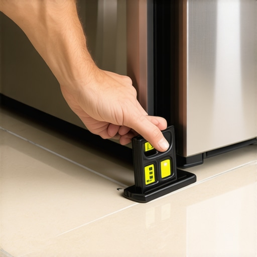How to level a refrigerator on an uneven kitchen floor
