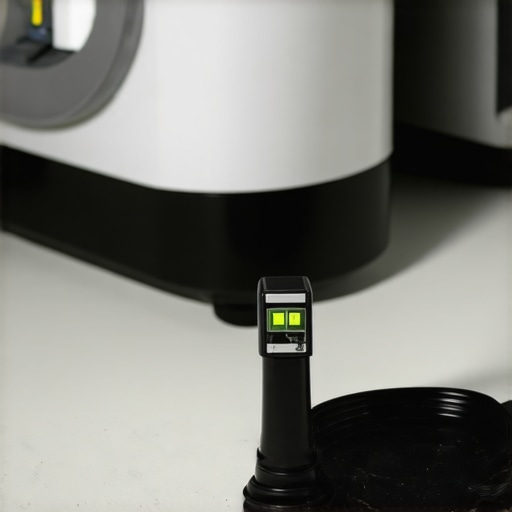 How to level a washing machine Close up of leveling a washing machine with a spirit level