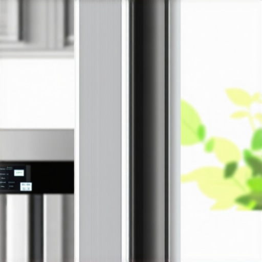 Identifying Real Appliance Energy Savings A close-up of an energy guide label on a modern refrigerator.