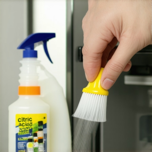 Manual Cleaning of Dishwasher Spray Arms A person cleaning dishwasher spray arm nozzles to remove hard water buildup.