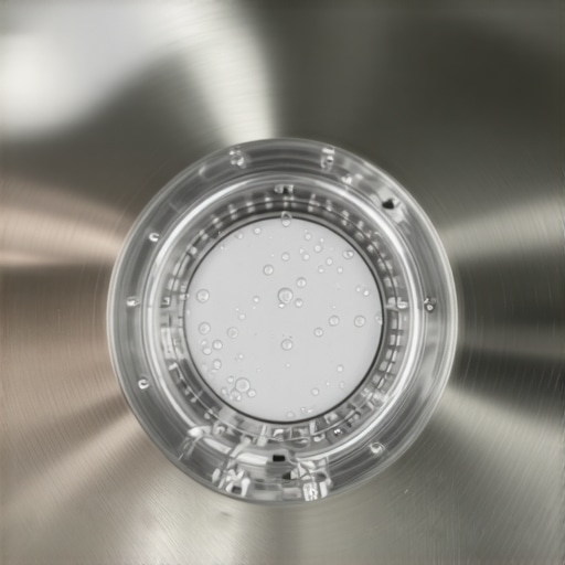 Modern Dishwasher Turbidity Sensor Detail Close up of a smart dishwasher turbidity sensor which detects food particles in the water.