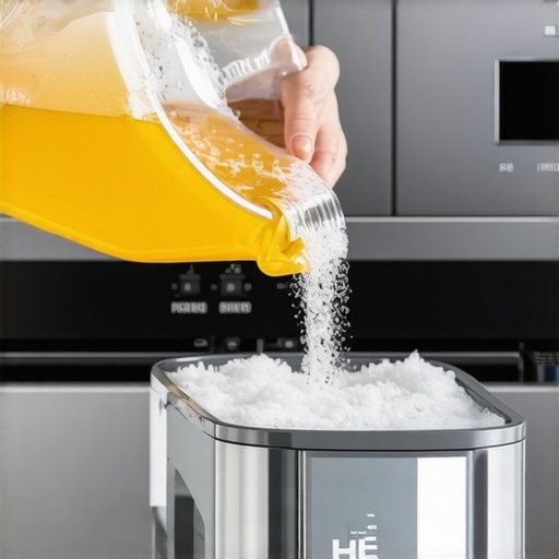 Proper Detergent Dosage for HE Washers A person pouring a small amount of detergent into a high-efficiency washing machine drawer.