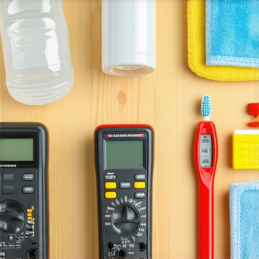 The Ultimate DIY Appliance Maintenance Toolkit A collection of tools used for maintaining smart household appliances like dishwashers and refrigerators.