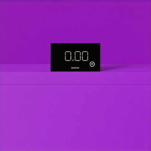 A digital inclinometer showing a perfect 0.0 level reading on a washing machine surface.