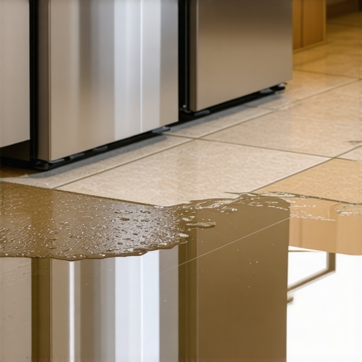 Why your refrigerator is leaking water directly onto the kitchen floor